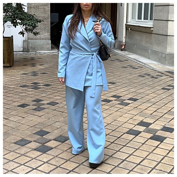 ShopEvelynne Jackets & Blazers - #92 PARIS 2 PIECE JACKET AND WRAP JACKET SET